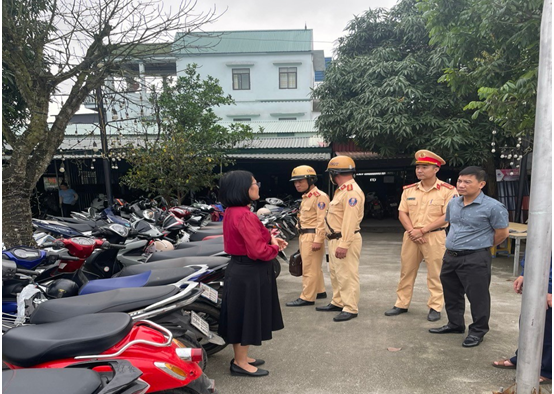 Công an huyện Vĩnh Bảo: Xử lý vi phạm, đảm bảo trật tự an toàn giao thông liên quan đến học sinh, sinh viên